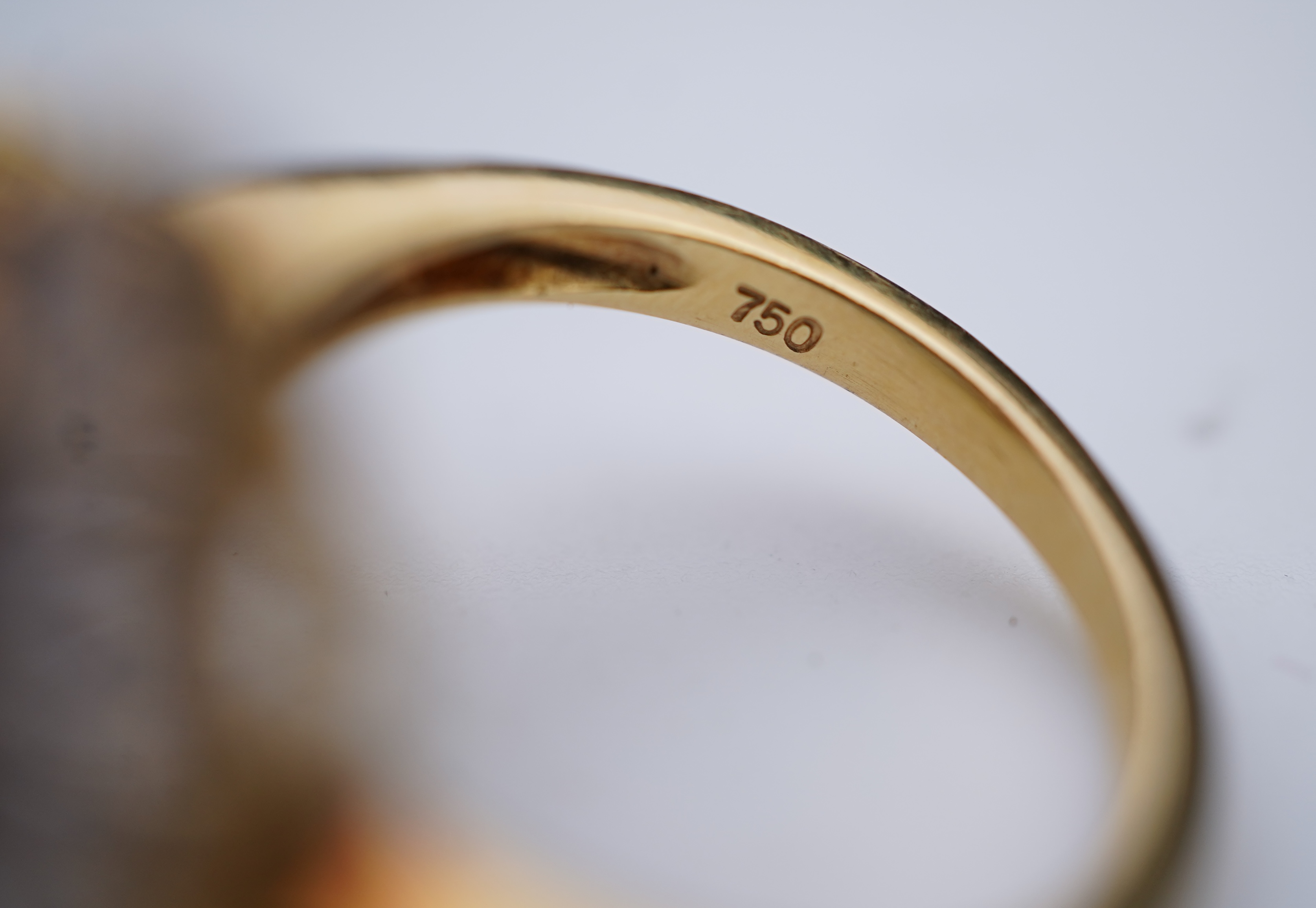 A ruby, sapphire and diamond 'toi et moi' ring